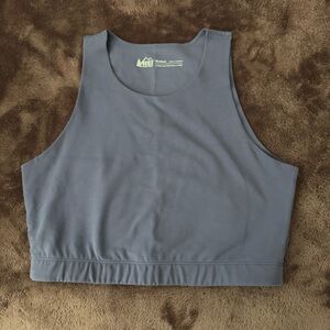 REI Purple Racerback Sports Bra/Crop Top - size Medium - no lining